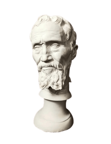 Bust of Michelangelo Buonarroti, known as Michelangelo, after Daniele Ricciarelli