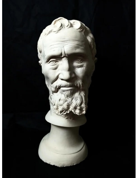Bust of Michelangelo Buonarroti, known as Michelangelo, after Daniele Ricciarelli