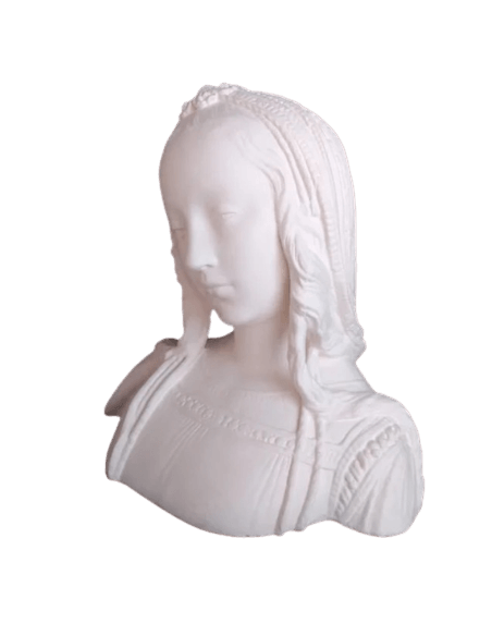 Busto de la Virgen del pilar, iglesia de Saint Galmier