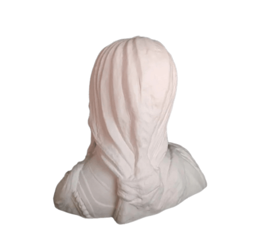 Busto de la Virgen del pilar, iglesia de Saint...