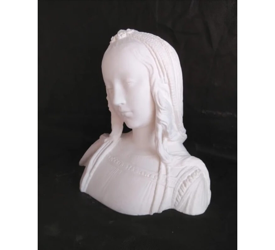 Bust of the Virgin on the pillar, Saint Galmier...