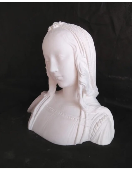 Busto de la Virgen del pilar, iglesia de Saint Galmier