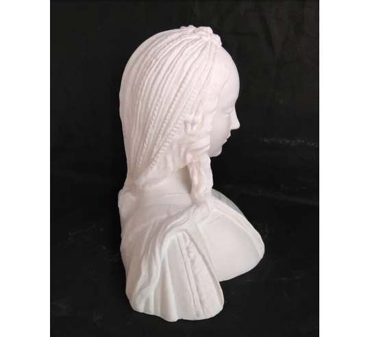 Bust of the Virgin on the pillar, Saint Galmier...