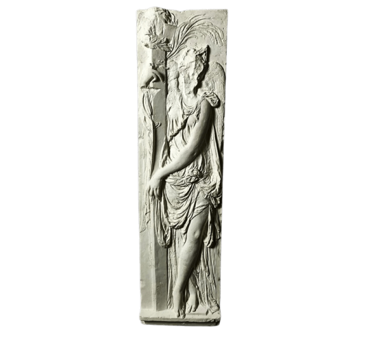 Bas-relief Ange portant la Croix ou La Foi d'après Germain-Pilon, église paroissiale du Chateau d'Anet