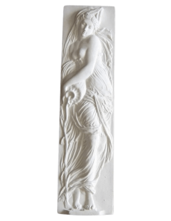 Low relief Nymph of the Fountain of the Innocents after...
