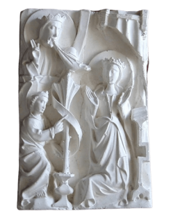 Bas-relief Annonciation retable Collégiale de...
