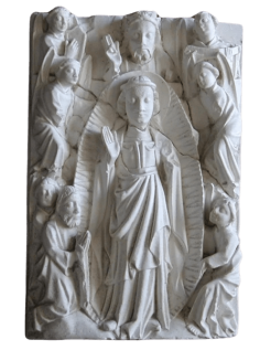Low relief of the Assumption, altarpiece of the...