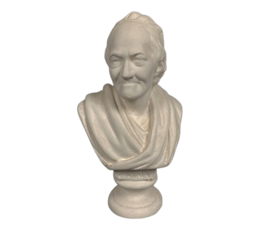 Bust of François Marie Arouet known as Voltaire