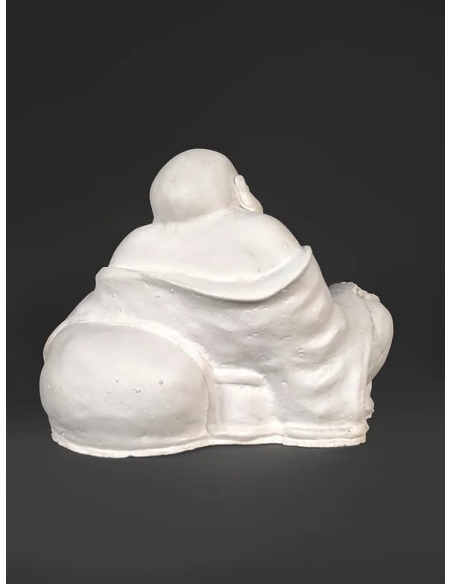 Estatuilla de Buda riendo sentado, símbolo de riqueza, Arte Chino