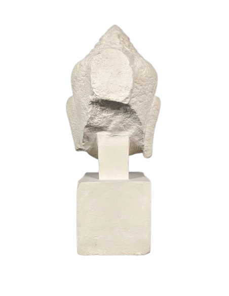 Cabeza de Buda estilo Bayón, Arte Jemer