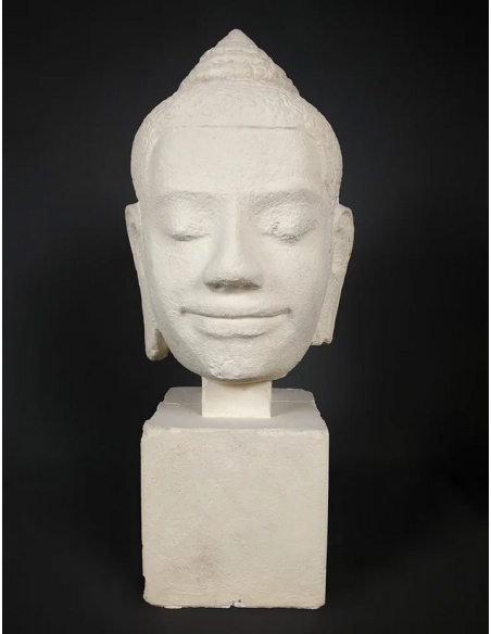 Buddha head Bayon style, Kmer Art