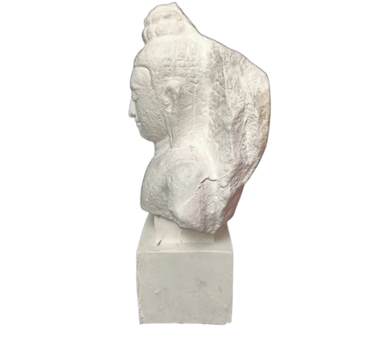 Tête de Bouddha protégé par le Naga, Art Khmer