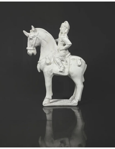 Statuette of a Chinese rider from the Tang Dynasty