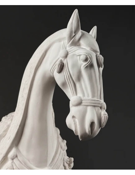 Statuette de Cheval de Guerre style Dynastie Tang, Art Chinois