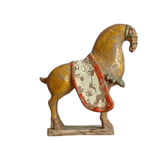 Estatuilla de caballo de guerra, de la Dinastía Wei, Arte chino