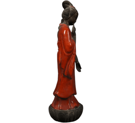 Statuette déesse Guanyin Bodhisattva ou déesse...