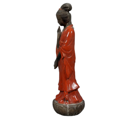 Statuette déesse Guanyin Bodhisattva ou déesse...