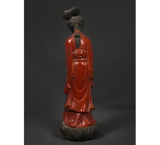 Statuette déesse Guanyin Bodhisattva ou déesse...