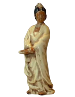 Estatuilla de una joven cortesana de estilo dinastía...