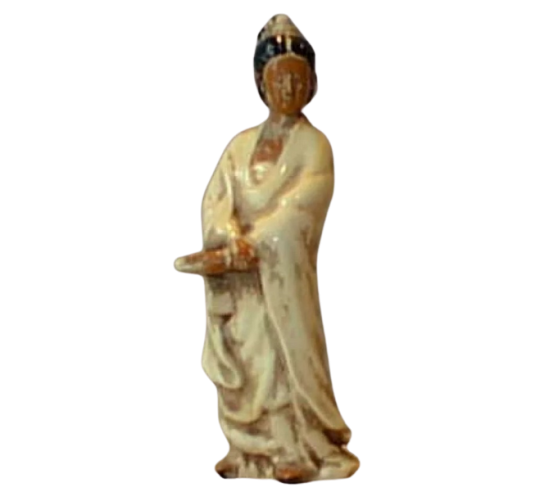 Statuette of a young courtesan in Tang dynasty style, Chinese art.