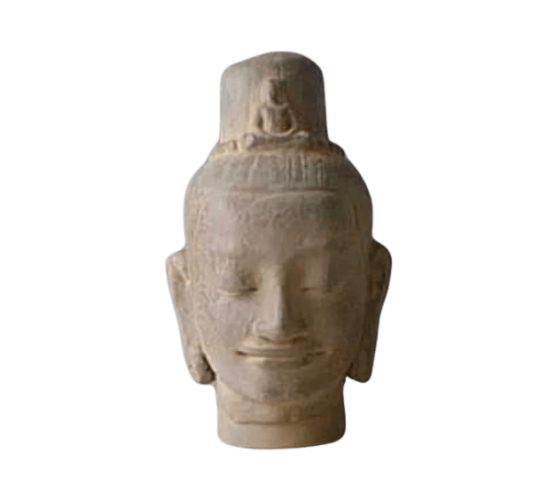 Head of Lokesvara Bayon style, Khmer Art
