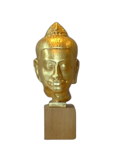 Tête du Prajnaparamita style Bayon, art Kmer