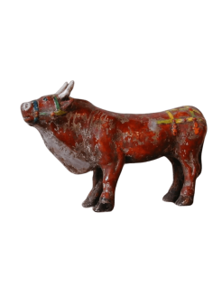 Statuette of a carriage ox, Tang dynasty style, Chinese art.