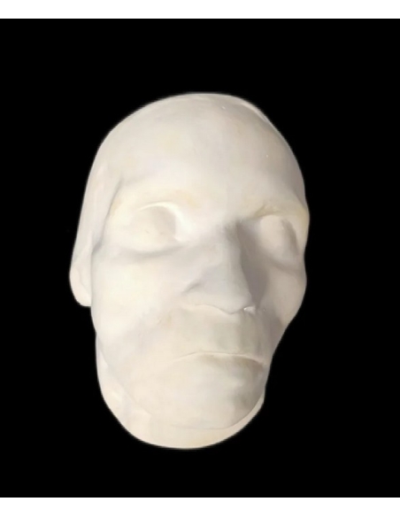 Mortuary mask of Beethoven on his deathbed.