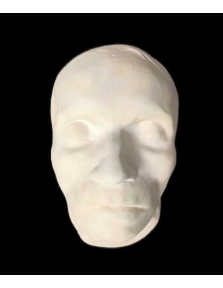 Mortuary mask of Beethoven on his deathbed.