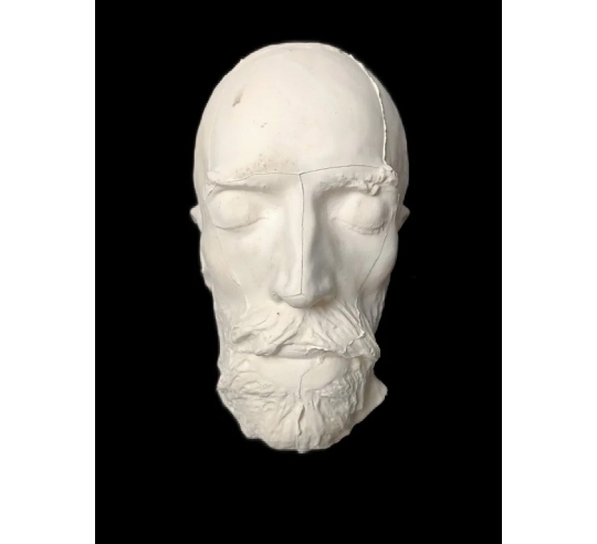 Mortuary mask of Jean-Baptiste Carpeaux on his...