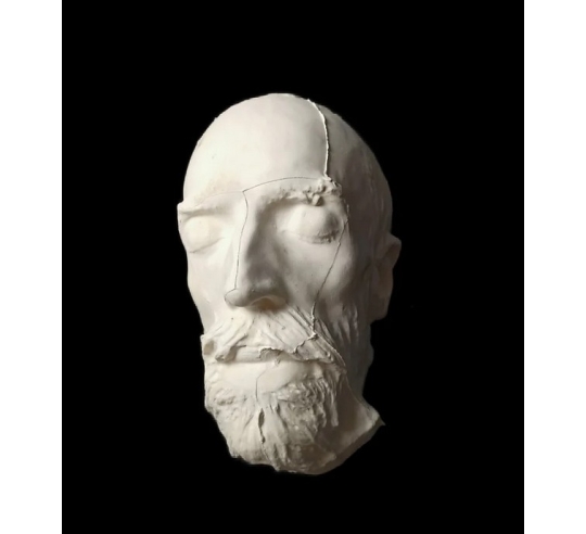 Mortuary mask of Jean-Baptiste Carpeaux on his...