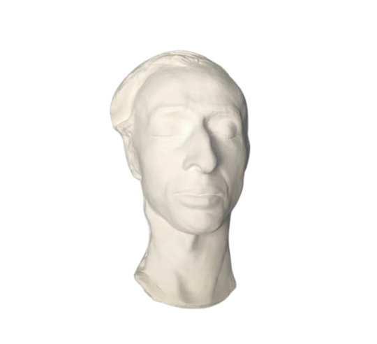 Mortuary mask of Fryderyk François Chopin on...