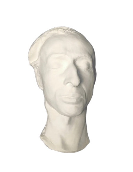 Mortuary mask of Fryderyk François Chopin on his deathbed after Auguste Clésinger.