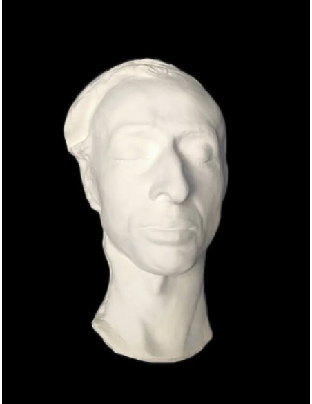 Mortuary mask of Fryderyk François Chopin on his deathbed after Auguste Clésinger.