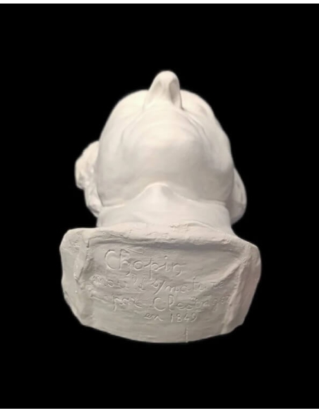 Mortuary mask of Fryderyk François Chopin on his deathbed after Auguste Clésinger.