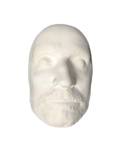 Masque mortuaire d'Oliver Cromwell sur son lit de mort.