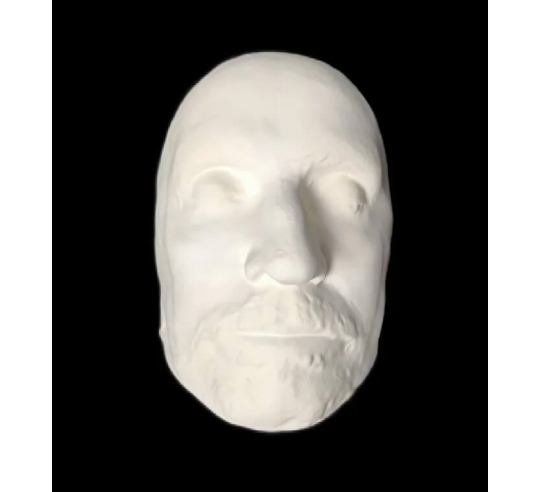 Máscara mortuoria de Oliver Cromwell en su...