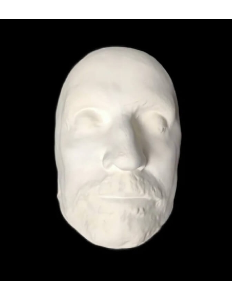 Máscara mortuoria de Oliver Cromwell en su lecho de muerte.