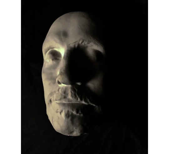 Máscara mortuoria de Oliver Cromwell en su...
