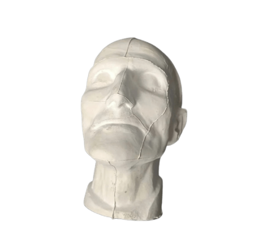 Máscara mortuoria de Georges Cuvier en su lecho de muerte.