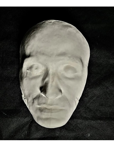 Mortuary Mask of Alexander Pushkin on his deathbed.
