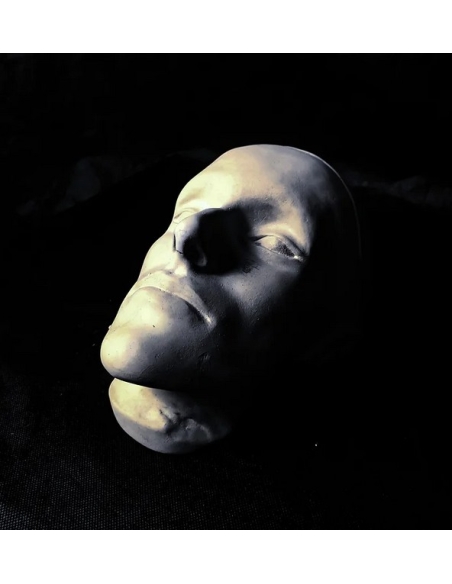 Masque mortuaire de Napoléon II  surnommé l'aiglon, duc de Reichstadt sur son lit de mort.