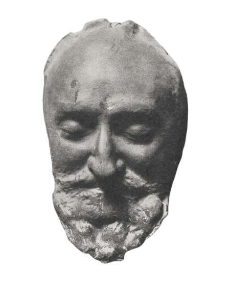 Masque mortuaire de Henri IV dit le Grand, Roi de France sur son lit de mort.