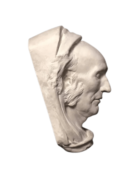 Mortuary Mask of Reverend Father Hyacinthe Loyson on his deathbed.