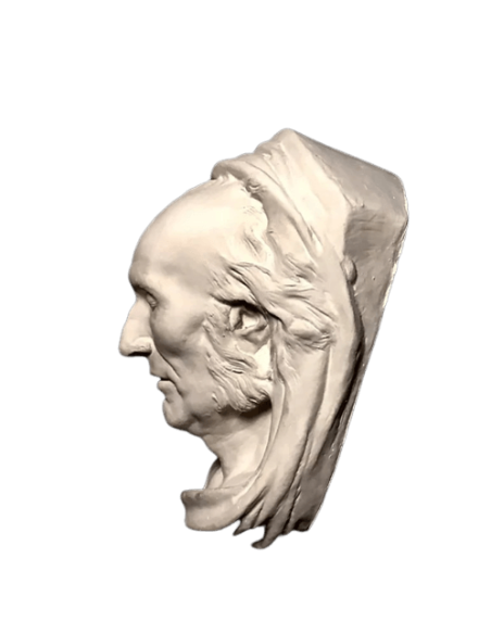 Mortuary Mask of Reverend Father Hyacinthe Loyson on his deathbed.