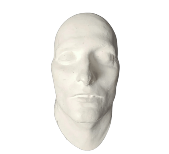 Máscara mortuoria de Napoleón Bonaparte, conocido como Napoleón I.