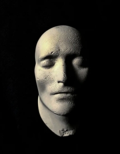 Máscara mortuoria de Napoleón Bonaparte, emperador de los...