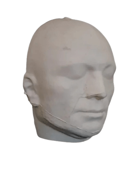Masque mortuaire de Maximilien de Robespierre sur son lit de mort.