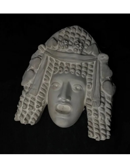 Máscara de teatro de la antigua Grecia.