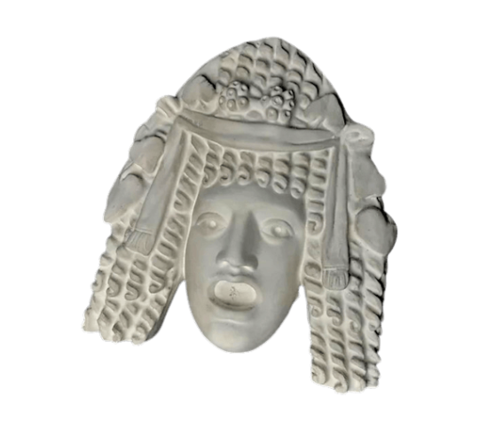 Masque de théâtre grec antique